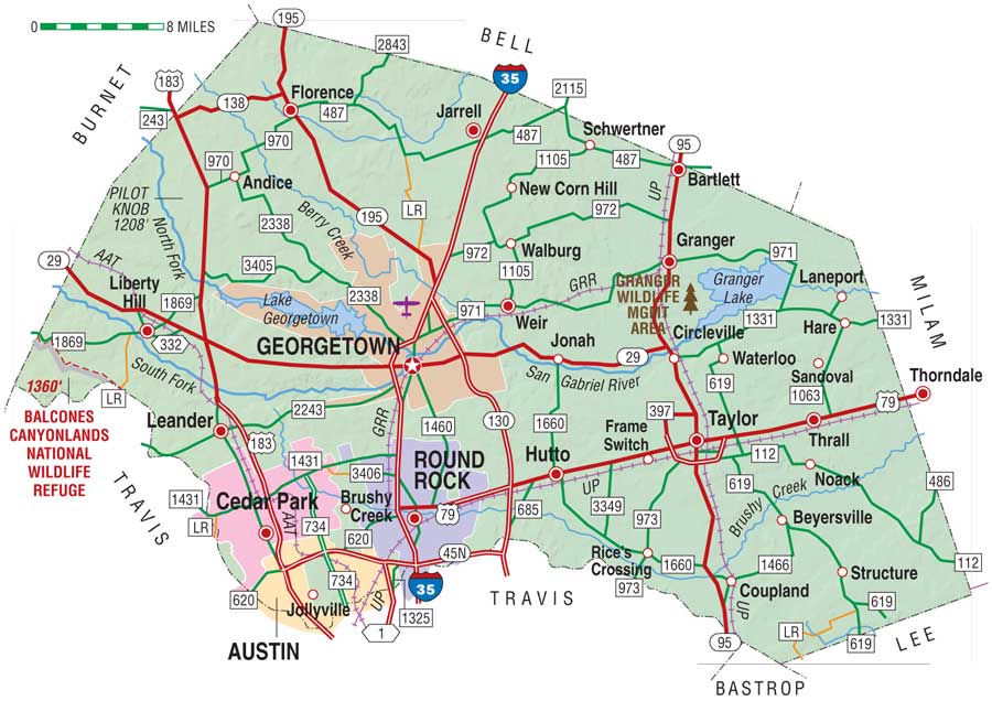 Williamson-County-Texas-Map-900